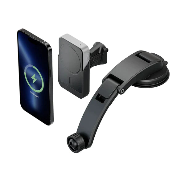 Matrix Universal Magnetic Car Charger with Air Vent & Dash Mount + Matrix Universal Magnetic Power Bank 5000mAh