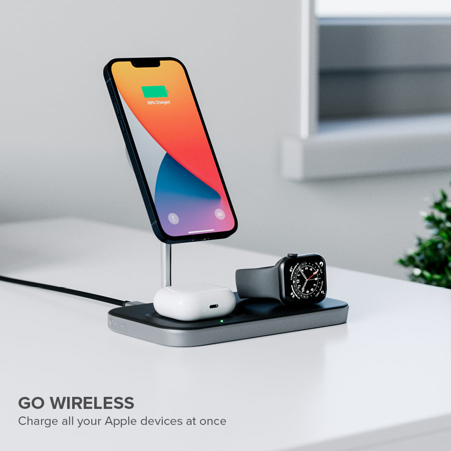 Buy 3-in-1 Wireless Charging Station - Apple Certified Online at Alogic –  ALOGIC ONLINE