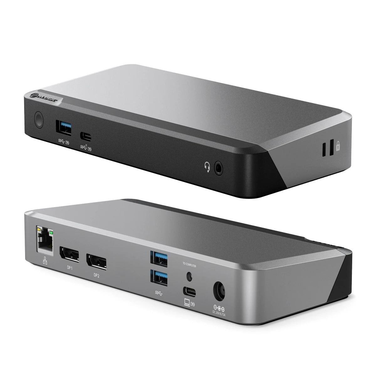 MX2 USB-C Dual Display DP Alt. Mode Docking Station – With 65W Power Delivery