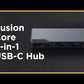 USB-C Fusion CORE 5-in-1 Hub - Space Grey